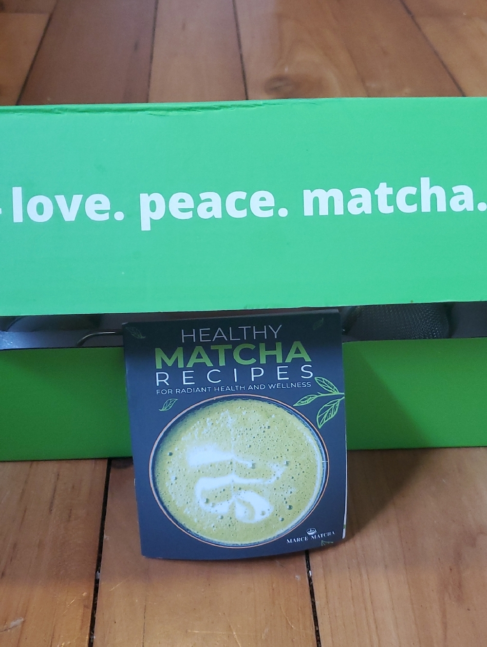 Pink Ceramic Matcha Bowl and Accessories Set Marce. Love.peace.matcha. - Picture 5 of 6